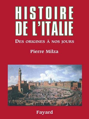 cover image of Histoire de l'Italie